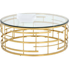 The golden leaf round coffee table represents a blend of modern style and superior craftsmanship. Get 22 Round Glass Coffee Table With Gold Base