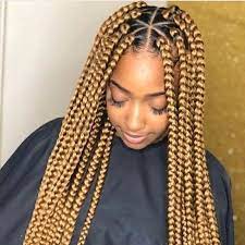 Les Cheveux Ont Besoin De Soins Meme Sous Une Coiffure Protectrice Ils Doivent Braided Hairstyles Box Braids Hairstyles Box Braids Styling