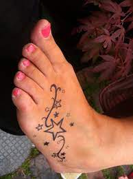 Pin By Megan Namken On Tattoo Ideas Star Foot Tattoos Cute Tattoos For Women Foot Tattoo