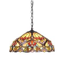 Shop Tiffany Style Victorian Design 2 Light Pendant Overstock 8682467