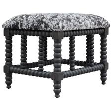 Maybe you would like to learn more about one of these? Uttermost Accent Furniture Benches 23589 Rancho Faux Cow Hide Small Bench Dunk Bright Furniture Upholstered Benches
