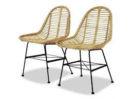 Choisissez donc des chaises de salle à manger adéquates. Vidaxl Chaise De Salle A Manger 2 Pcs Rotin Naturel 244569 Vente De Vidaxl Conforama