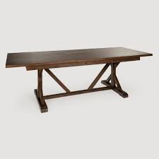 It's a table that goes for anywhere from $2,000 to $4,000 in a retail store; Granger Burnt Alder Farmhouse Extension Dining Table