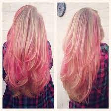 The Best Mousse Will Take Your Hair From Drab To Fab Say Goodbye To Out Of Control Frizz And Blonde Hair With Pink Highlights Pink Ombre Hair Pink Blonde Hair