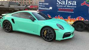 Image result for Mint Green 2025 Porsche