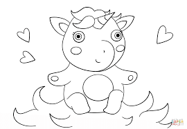 Unicorn coloring pages are the perfect escape from reality. Schattige Baby Eenhoorn Kleurplaat Gratis Kleurplaten Printen Coloring Home