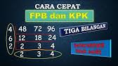 Dengan demikian, kpk dari 12, 24, dan 36 adalah 72. Tentukan Kpk Dari 48 72 Dan 96 Menentukan Kpk Dari 48 72 Dan 96 Menggunakan Pohon Faktor Youtube
