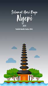 Happy Nyepi Day 2019 Nyepi Nyepiday Hinduism Hindu Bali Design Card Greetingcard Carddesign Peace Tempat Ibadah Desain Gambar