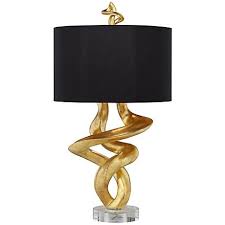 Kathy Ireland Tribal Impressions Gold Leaf Table Lamp 4f937 Lamps Plus Gold Table Lamp Gold Lamp Gold Lamp Shades