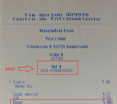 Facturación | Tim Hortons