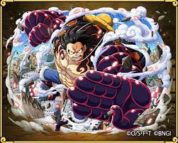 Luffy gear 4 snakeman maximum figure is shipping out finally. Monkey D Luffy Gear Four Bounceman One Piece Treasure Cruise Wiki Fandom