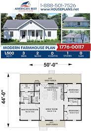 House Plan 1776 00117 Modern Farmhouse Plan 1 500 Square Feet 3 Bedrooms 2 Bathrooms In 2021 Modern Farmhouse Plans Farmhouse Plans House Plans Farmhouse