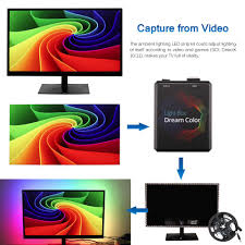 Ambient Lighting Led Strip Kit For Hdtv Multi Color Rgb Tv Led Backlight Strip Lighting Kit For Flat Buy At A Low Prices On Joom E Commerce Platform