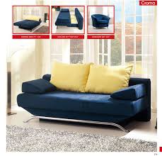 Vidaxl sofa bed with two pillows dark gray fabric home living room furniture. Croma Blue Modern Queen Sofa Bed Storage Sleeper