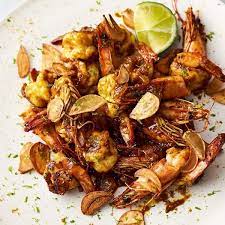 Jamie Oliver S Sticky Mango Prawns Recipe Prawn Dishes Recipes Healthy Prawn Recipes
