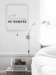 Good Morning Sunshine Inspirational Poster Printable Poster Morning Sunshine Scandinavian Poster 70x100cm 50x70cm A4 24x36 8x10 My Scandinavian Home Scandinavian Home Home