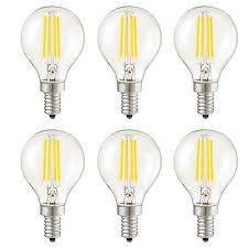 Mechanical differences between e26 base and e12 base. Kwb 6pcs 3 W Led Filament Bulbs 400 Lm E14 E12 E26 E27 G45 4 Led Beads Cob Dimmable Decorative Warm White 220 240 V 110 130 V Filament Bulb Bulb Warm White