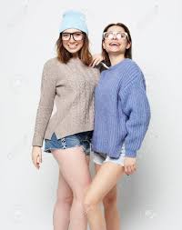 Friendship family people friend party. Two Stylish Sexy Hipster Girls Best Friends Stock Photo Picture And Royalty Free Image Image 118430545
