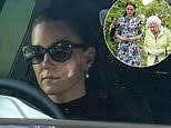 Kate Middleton leaves Windsor Castle after death of Queen