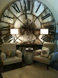 Extra Large Decorative Wall Clocks Lanzhome Com In 2020 Living Room Clocks Trendy Wall Decor Wall Decor Living Room