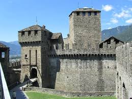 Castle Montebello Bellinzona Switzerland Ausflug Ruinen Burg