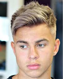 Mooie Korte Mannenkapsels Mens Hairstyles Blonde Short Blonde Hair Mens Hairstyles