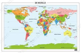 Check out amazing rusland artwork on deviantart. Wereldkaart Kleurige Wereldkaart In Het Nederlands Kaarten En Atlassen Nederland
