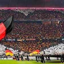 صورة لجمهور المنتخب الألماني خلال مباراته أمام حامل لقب كأس العالم المنتخب الفرنسي ضمن منافسات المستوى الأول من النسخة الأولى لدوري الأمم الأوروبية gettyimage
