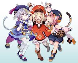 Drew qiqi since i finally got her merry christmas klee sticker, genshin impact fanart, cute chibi art, small fire character. Qiqi Klee Genshin Impact Hd Wallpaper Peakpx