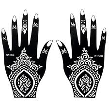 12 henna reusable stencils for application of henna designs temporary tattoo henna stencil. Simple Henna Stencils Novocom Top