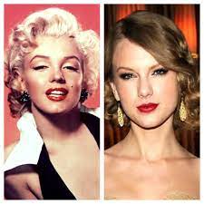 The 1950 S Was Known As The Decade Of The Curled Bob Marilyn Monroe S Iconic Look Taylor Swift S Modern Take On Curled Bob Stylish Hair Vintage Hairstyles