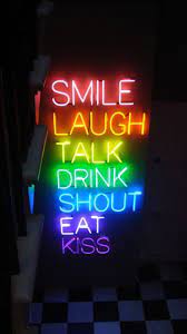 Pin By Mady Heier On 3 Neon Quotes Rainbow Aesthetic Neon Signs