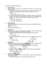 Maybe you would like to learn more about one of these? Sd Kelas 6 Bab Operasi Hitung Bilangan Bulat Pdf