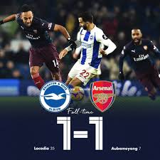 Latest score, goals and updates as glenn murray penalty all but ends gunners' top four hopes. Brighton Hove Albion 1 1 Arsenal Full Highlight Video Premier League 2018 2019