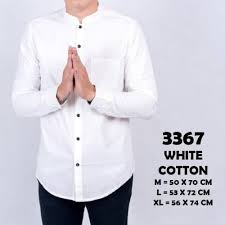 Belanja kemeja pria trend fashion terbaru 2021. Limited Edition Kemeja Pria Putih Kerah Shanghai Lengan Pendek Model Baju Koko Putih Xl Busana Muslim Pria Baju Muslim Perlengkapan Sholat Fashion Pria Bukalapak Com Inkuiri Com