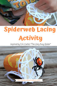 Another benefit of crafts is that they encourage toddlers to explore. Fun And Easy The Very Busy Spider Lacing Activity For Kids The Crazy Outdoor Mama