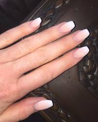 Short acrylic nails should in no case be underestimated since the number of ideas to play around with is still huge. French Ombre Coffin Nails Nail Swag Swag Nails Gel Nails French Ombre Acrylic Nails