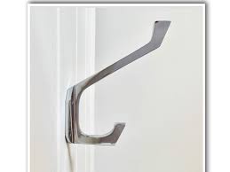 Chrome Art Deco Coat Hooks Hook Hangers Vintage Etsy Art Deco Bathroom Art Deco Chrome