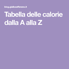 I sottostanti tasti servono ad accedere ad altre pagine su dieta e alimenti. Tabella Delle Calorie Dalla A Alla Z Calore Ricette Alimenti