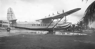 April 16 1935 A Pan Am Sikorsky S 42 Flying Boat Makes The First Commercial Airline Flight From The Continental Us Flying Boat Plane Float National Aviation