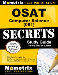 Certificates can help increase academic credibility and. Osat Computer Science 081 Secrets Study Guide Ceoe Exam Review For The Certification Examinations For Oklahoma Educators Oklahoma Subject Area Educators Oklahoma Subject Area Tests Amazon De Ceoe Exam Secrets