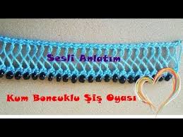 Igne Oyalari Tespih Basligi Lilyum Cicegi Sesli Anlatimla Cekilmis Goruntuleri Yayinlanmistir Iyi Seyirler Yapacak Arkad Boncuklu Tig Tig Isleri Oya Ornekleri