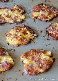 Smashed Red Potatoes With Rosemary Smashed Red Potatoes Baked Red Potatoes Recipes