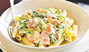Pates Au Saumon Et Courgettes Legeres Plat Et Recette Pates Au Saumon Pates Au Saumon Fume Pates Au Saumon Frais