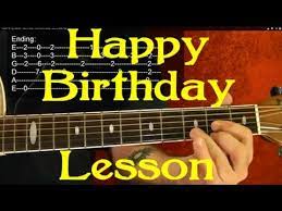 Easy How To Play Happy Birthday On Guitar 3 Different Ways Easy Rock And Chord Melody Guitar Lessons Guitar For Beginners Lesson