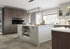 Then add some flare with a custom island, wood floors, and a unique glossy. Contemporary Style Shaker Kitchen And Island Og Kitchens