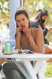 Maybe you would like to learn more about one of these? Alessandra Ambrosio Makeup Free Broad Street Oyster Company In Malibu 07 24 2020 Celebmafia