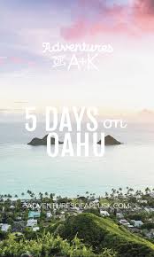 5 Days On Oahu Itinerary The Best Things To Do Where To Eat In 2020 Oahu Vacation Hawaii Itinerary Oahu Travel