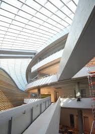 Architecture Bridging The Atrium Of The Bp Office Architecture Atrium Design Interior Architecture Design