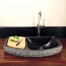 granite bar sink, black: stone forest